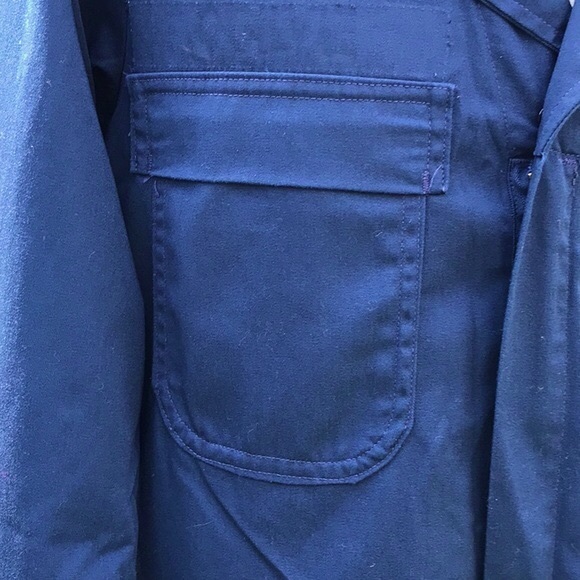 Men’s Military Navy Blue Zip Up Utility Coveralls Size 44L - Picture 6 of 16